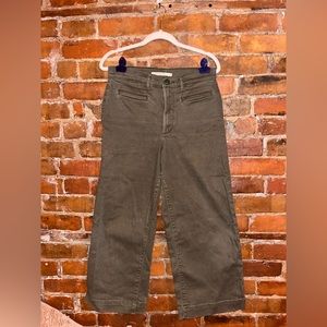 Levi’s Ribcage Wide Leg Crop kaki/Green size 29